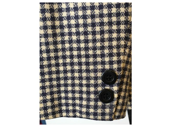 Jackengröße von Burberry 48 Schwarz Weiß - Ansicht 8
