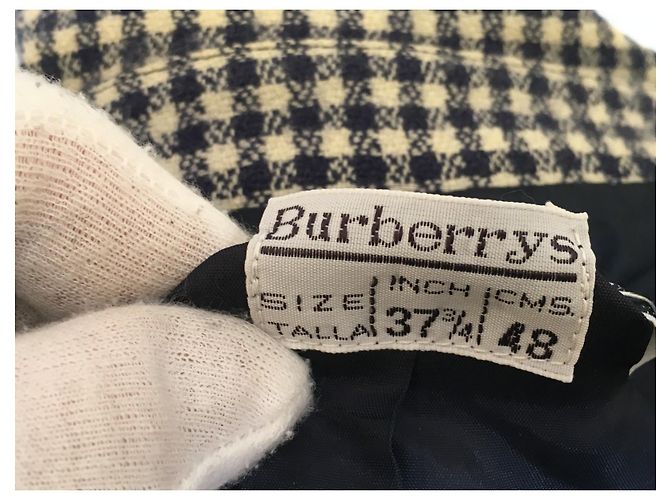 Jackengröße von Burberry 48 Schwarz Weiß - Ansicht 9