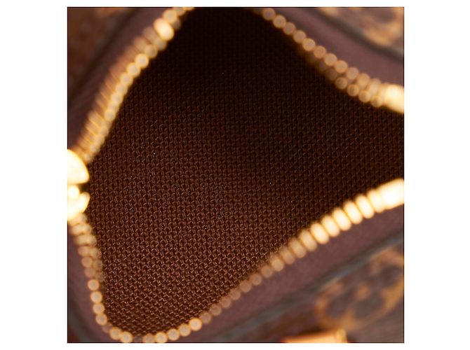 Ciondolo per borsa Speedy micro con monogramma marrone Louis Vuitton - vista 5