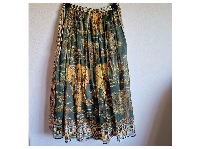 Falda larga Valentino de seda - vista 2