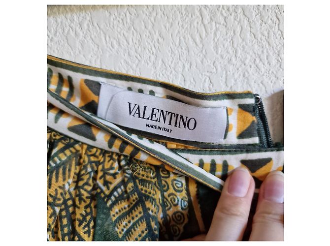 Falda larga Valentino de seda - vista 3