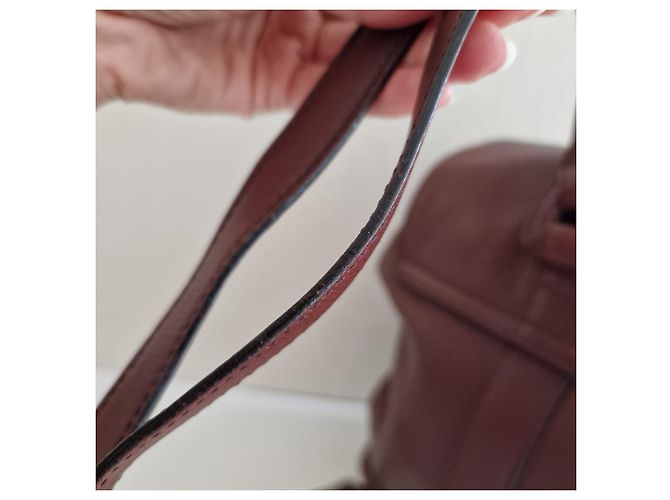 Chanel Backpack Light Brown Ostrich Leather - view 10