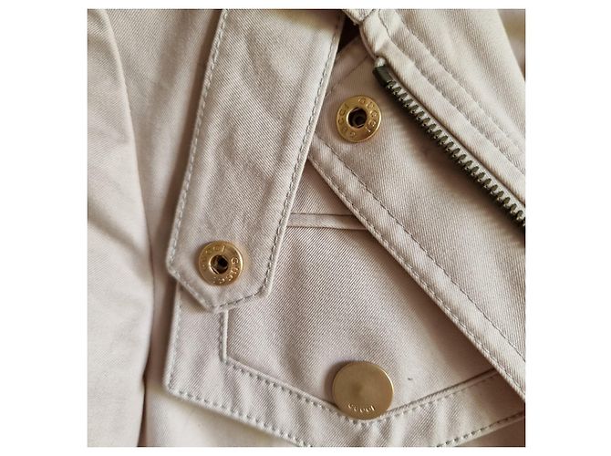 Chaqueta Gucci de algodón beige - vista 2