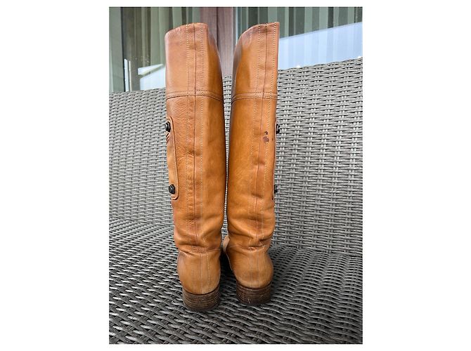 Botas Hugo Boss de cuero marrón talla 37 Castaño - vista 5