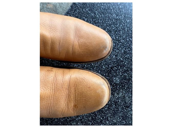 Botas Hugo Boss de cuero marrón talla 37 Castaño - vista 6