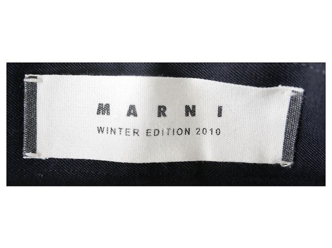 Marni-Fall 2010 Schwarze, kurze Hose mit Paspelbesatz - Ansicht 4