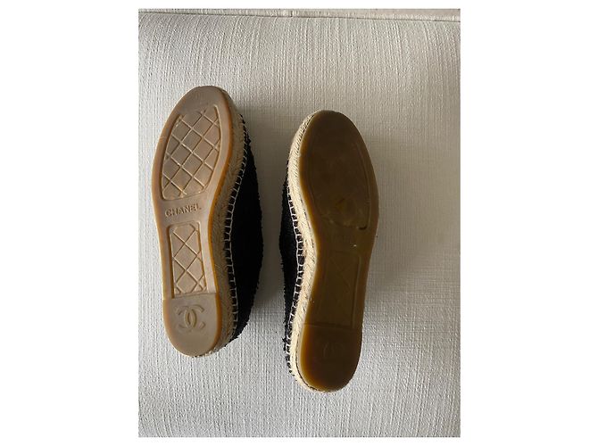 Chanel Espadrilles Schwarz - Ansicht 3