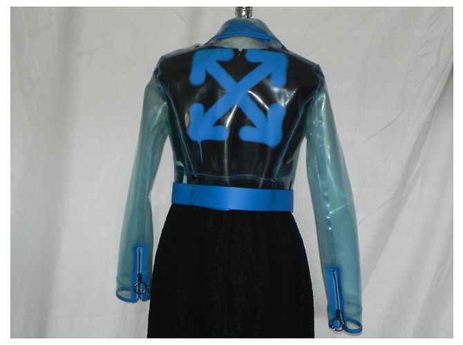 Off White Off - White Off-White  Jacke S Blau - Ansicht 2