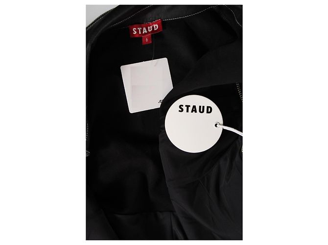 Staud Giacca in Pelle Vegana Nera Nero - vista 3