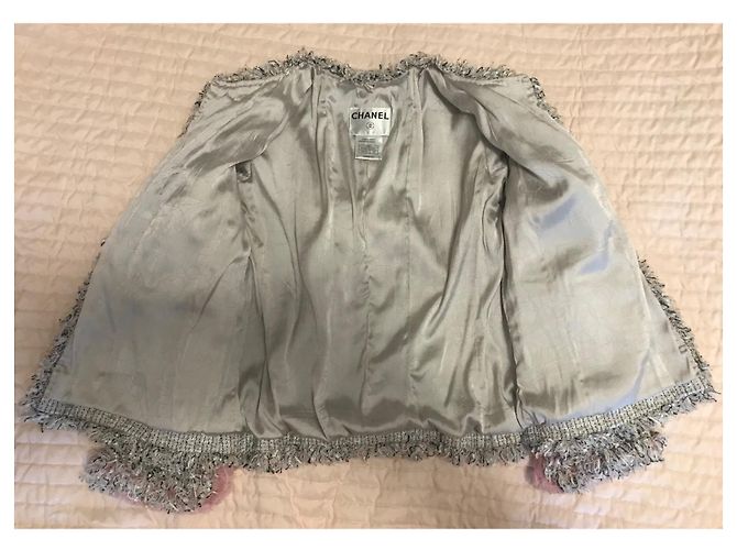 Chanel multicolors Fantasy Tweed Jacket Multiple colors - view 3