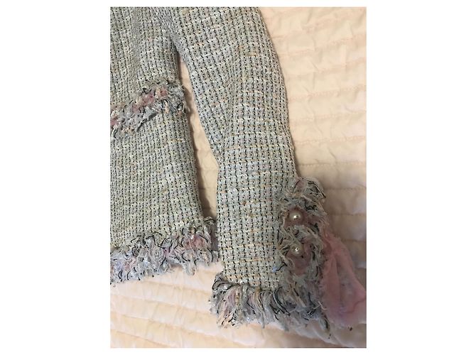 Chanel multicolors Fantasy Tweed Jacket Multiple colors - view 7