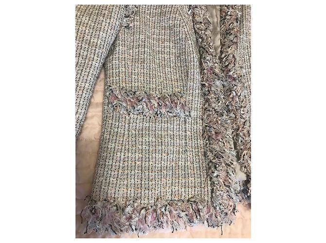 Chanel multicolors Fantasy Tweed Jacket Multiple colors - view 9