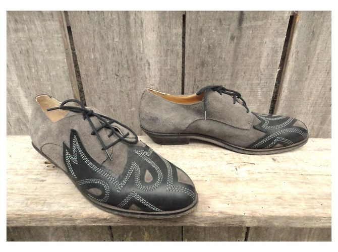 Derby di MM6 Maison Margiela 39 Grigio - vista 4