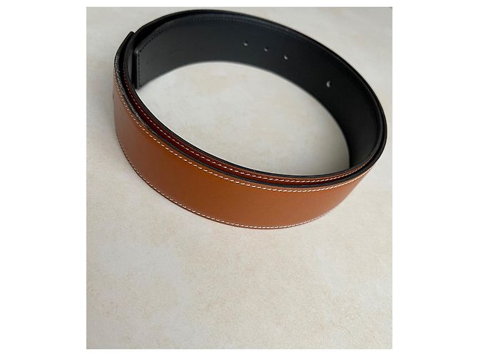 Constance Hermès Ledergürtel Camel Größe 95 Kamel - Ansicht 2