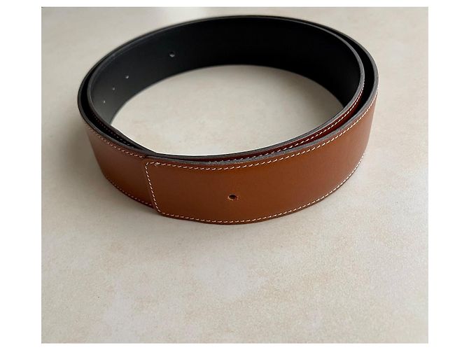 Constance Hermès Ledergürtel Camel Größe 95 Kamel - Ansicht 3