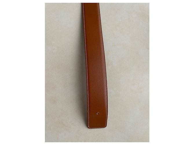 Constance Hermès Ledergürtel Camel Größe 95 Kamel - Ansicht 5