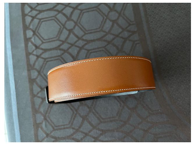 Constance Hermès Ledergürtel Camel Größe 95 Kamel - Ansicht 6