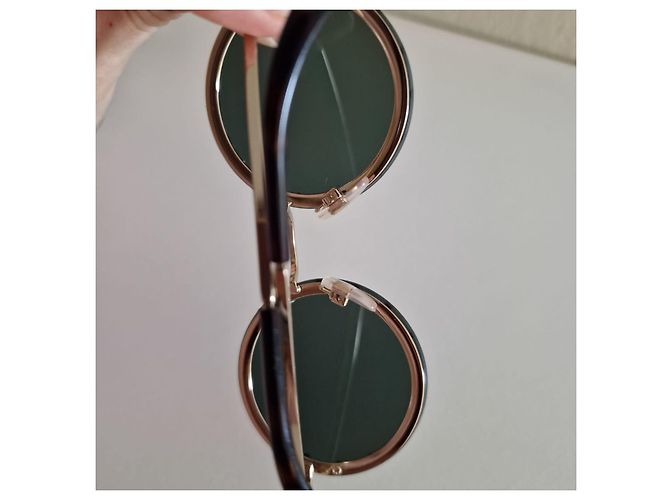 Gafas de sol Valentino negras de plástico Negro - vista 4