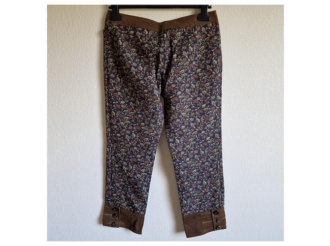 Pantalones Alberta Ferretti de terciopelo marrón Castaño - vista 4