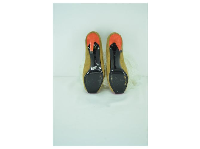 Barbara Bui #barbarabui #süede #multicolor #heels #classicc Braun Schwarz Beige Orange Cognac Karamell - Ansicht 5