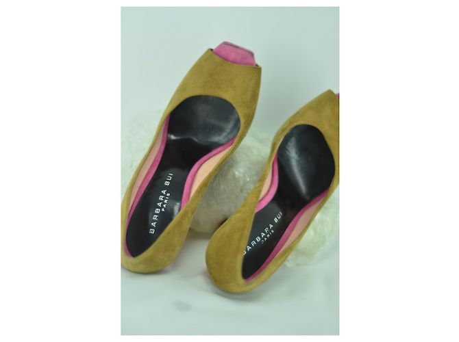Barbara Bui #barbarabui #süede #multicolor #heels #classicc Braun Schwarz Beige Orange Cognac Karamell - Ansicht 6