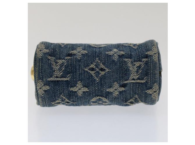 LOUIS VUITTON Monogram Denim Trousse Speedy Pochette Bleu M95082 LV Auth yk8184 - vue 6