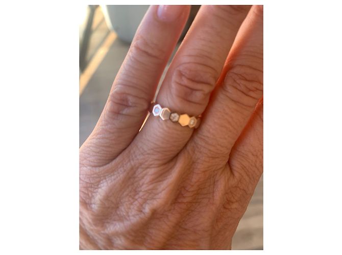 Anello Chaumet Bee My Love in Oro Rosa e Diamanti D'oro - vista 3