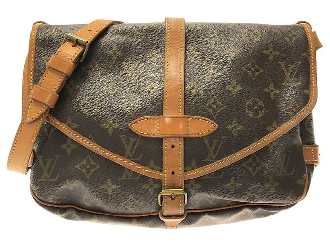 Louis Vuitton Saumur Marrone - vista 2