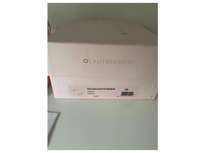 Autre Marque Sandalias Lautrechose de piel coral - vista 6