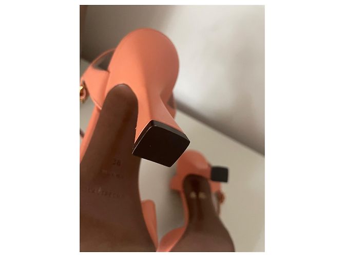 Autre Marque Sandalias Lautrechose de piel coral - vista 8
