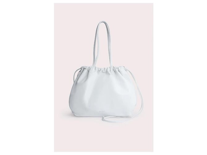 By Far Borsa Oslo in pelle bianca Bianco - vista 3