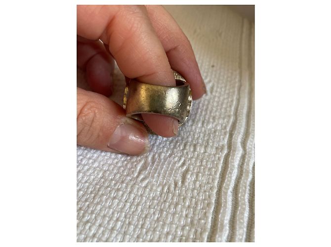 Set Chanel Bracciale e Anello Effetto Argento Multicolore - vista 7