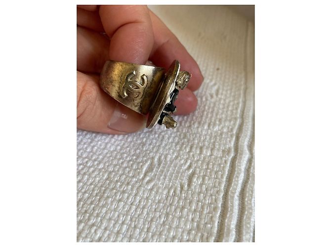 Set Chanel Bracciale e Anello Effetto Argento Multicolore - vista 8