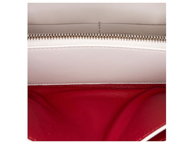 Off White Off-White Portafoglio Jitney Quote Bianco con Catena - vista 6