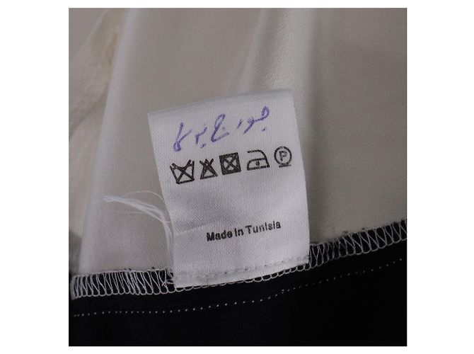 Blusa Sandro con cuello en V de seda gris - vista 5