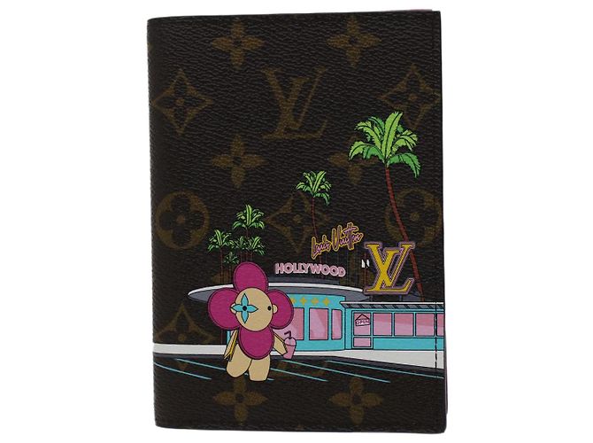 LOUIS VUITTON Monogram Vivienne Couverture Passport Case M80858 LV Auth am4900 Monogramme - vue 13