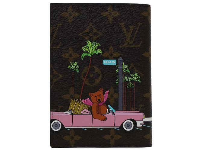 LOUIS VUITTON Monogram Vivienne Couverture Passport Case M80858 LV Auth am4900 Monogramme - vue 2