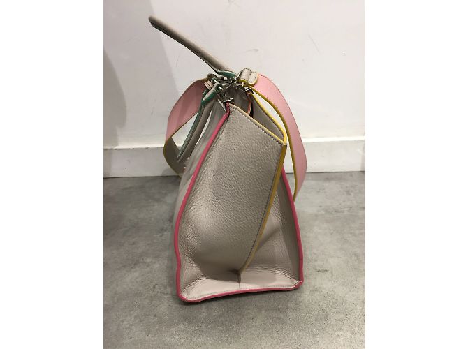 Borse FENDI T. Pelle Beige - vista 3