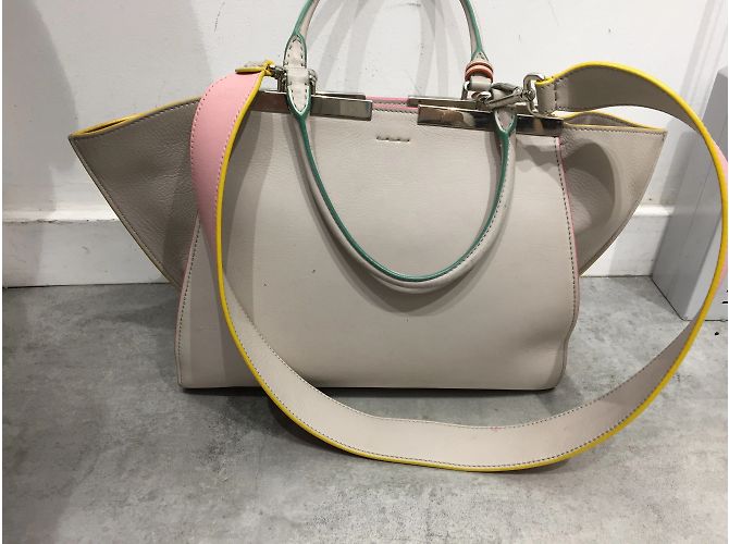 Borse FENDI T. Pelle Beige - vista 4