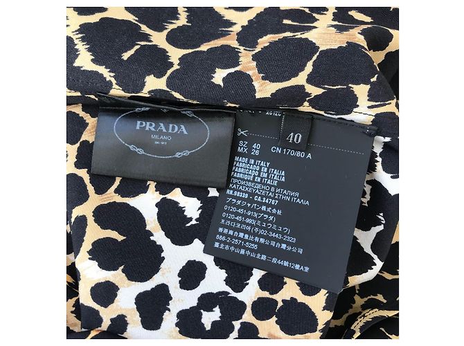 PRADA Tops T.International S Seda Negro - vista 5