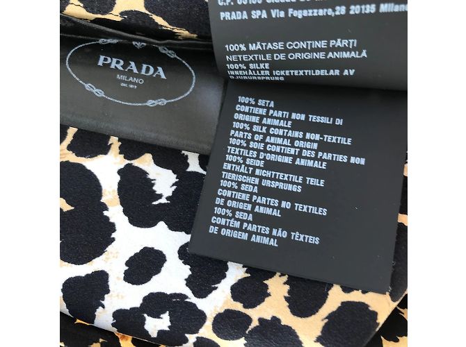 PRADA Tops T.International S Seda Negro - vista 6