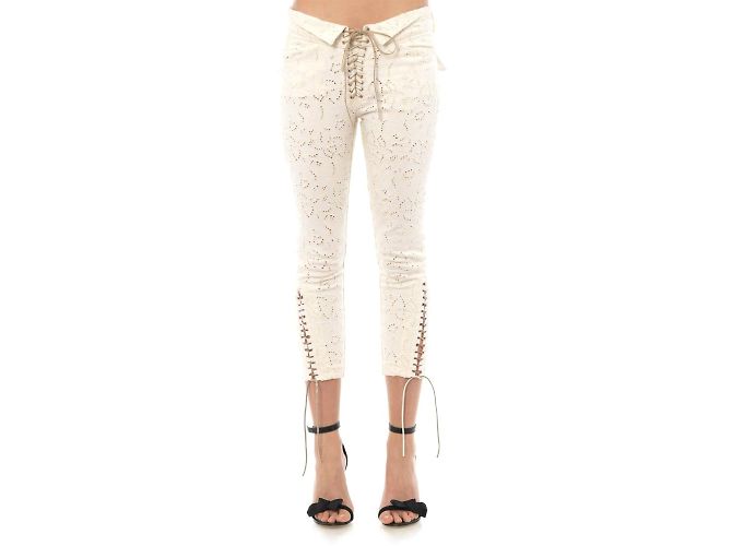 ISABEL MARANT Pantalones T.International S Algodón Beige - vista 2