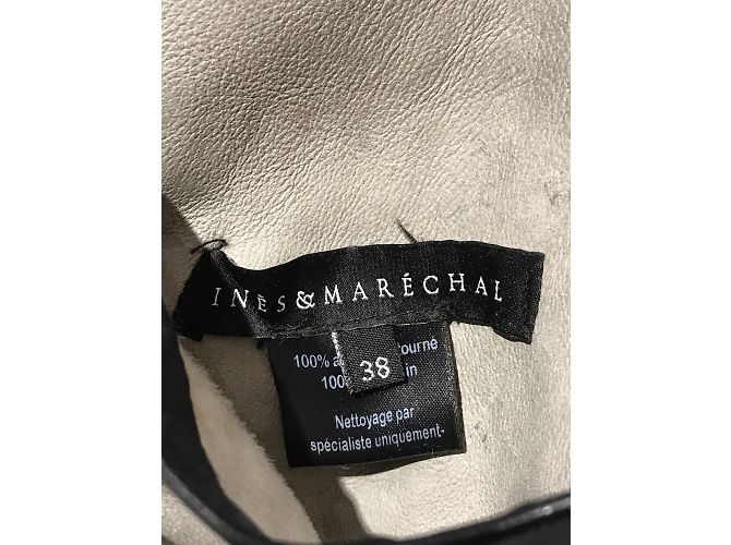 INES ET MARECHAL Abrigos T.Internacional M Piel Beige - vista 8