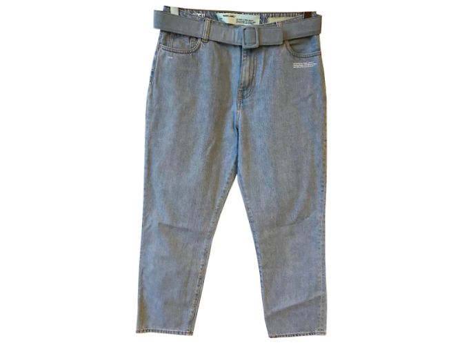 Off White Jeans OFF-WHITE T.FR 38 Cotone Blu - vista 8