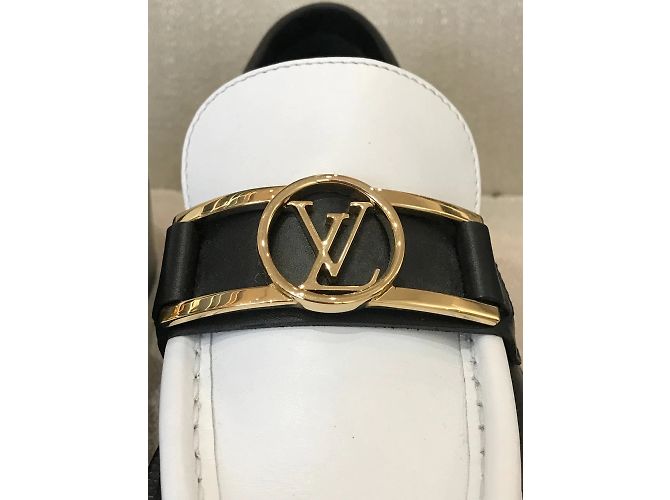 LOUIS VUITTON  Mules & clogs T.eu 37 leather White - view 4