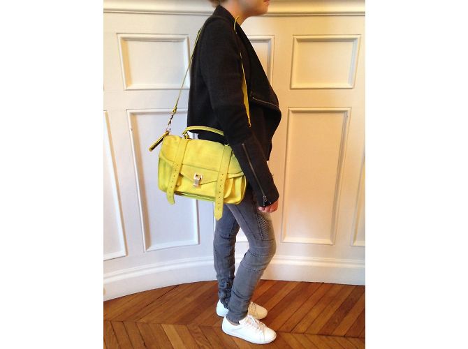 PROENZA SCHOULER Borse T. Camoscio Giallo - vista 2