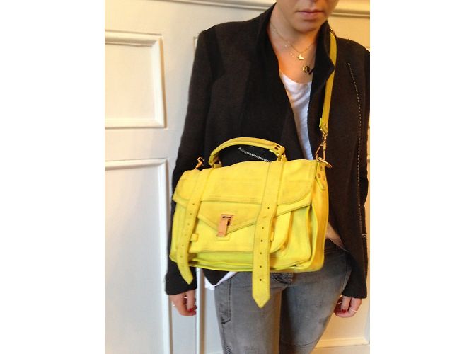 PROENZA SCHOULER Borse T. Camoscio Giallo - vista 7