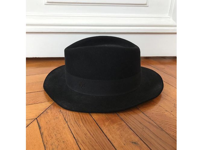 MAISON MICHEL Cappelli T.cm 60 Lana Nero - vista 2