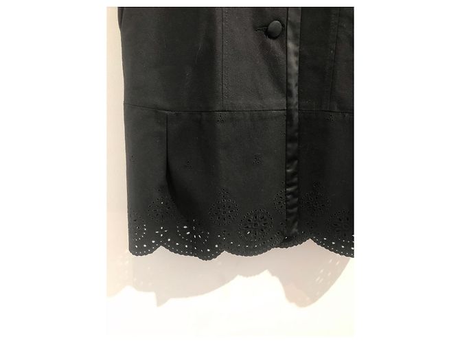 LA PERLA Chaquetas T.International M Algodón Negro - vista 5