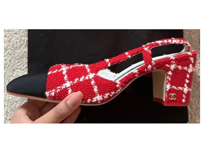 Chanel Heels Red - view 3